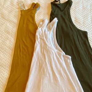 Lot of 3 Free People tanks